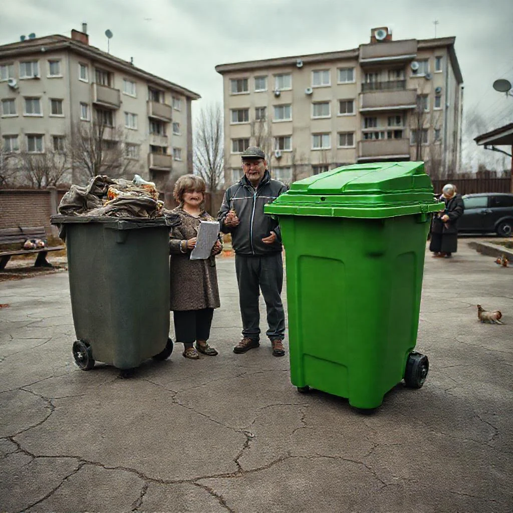 Кто обязан покупать новые мусорные баки для двора Иллюстрация к статье: Кто обязан покупать новые мусорные баки для двора
